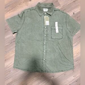 Goodfellow & Co short sleeve button up shirt XL new with tags